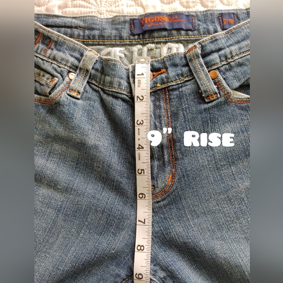Vigoss Vintage Y2K Love Jeans Juniors 9/10 - Picture 8 of 14